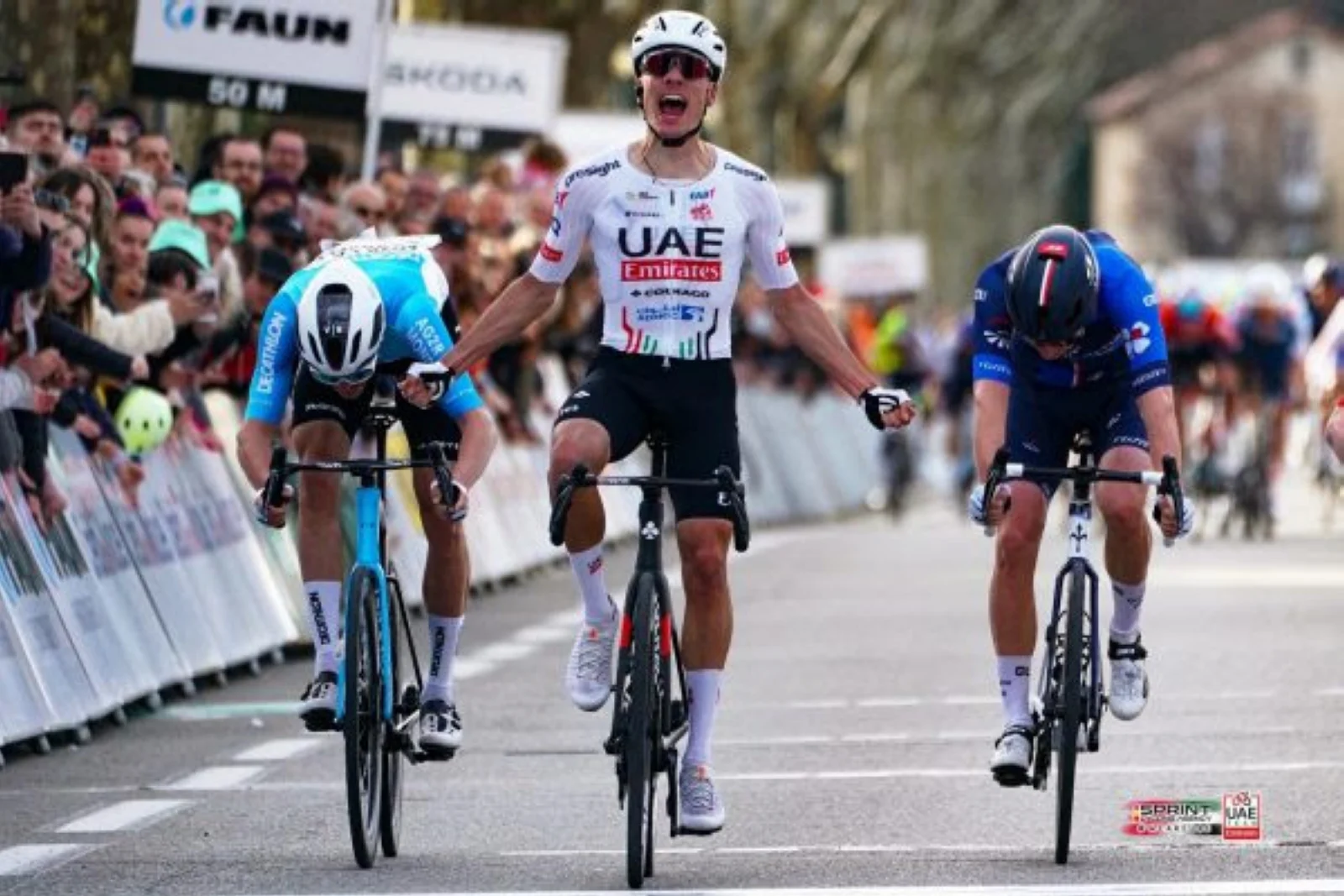 Primera victoria de la temporada para Juan Ayuso en la Faun-Ardèche Classic