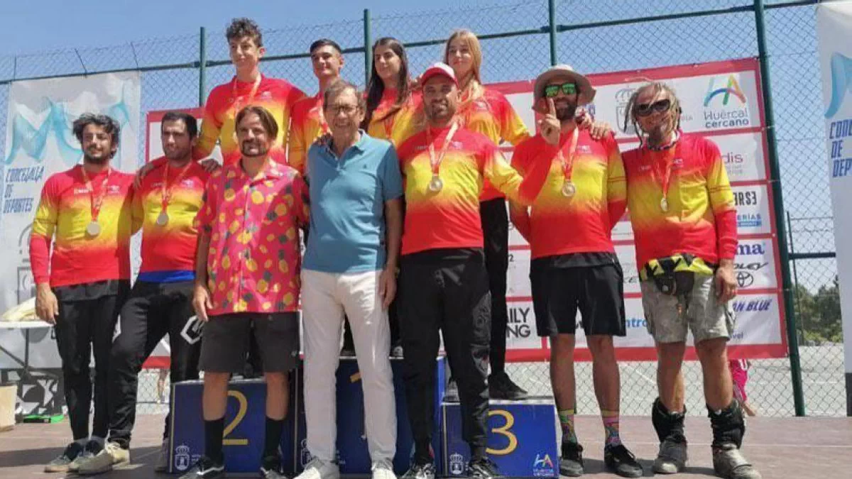 Primeros maillots de Campeón de España de Pump Track