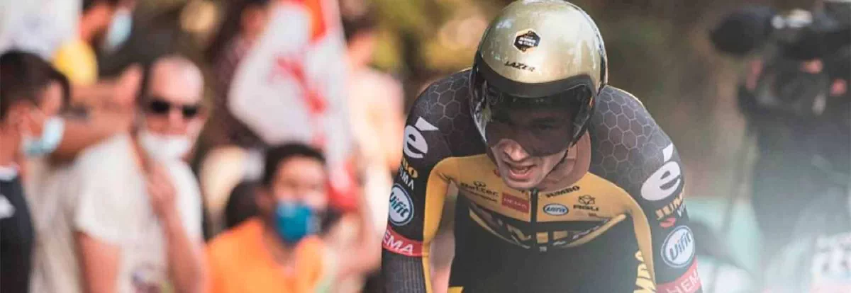 Primoz Roglic ya lidera la Vuelta tras llevarse la crono