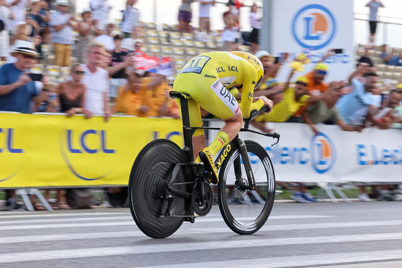 Prólogo Time Trial Predator: El sillín con el Pogacar voló para ganar la última etapa del Tour