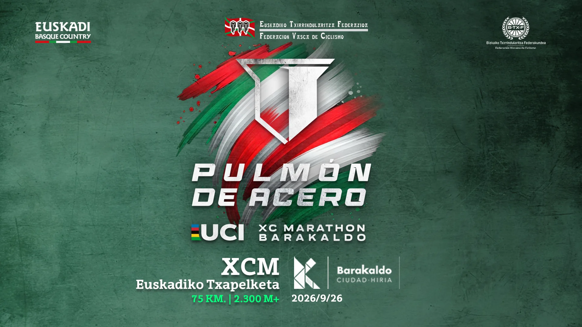 Pulmón de Acero Barakaldo acoge el apasionante Campeonato de Euskadi de XCM, prueba internacional UCI C1 2026