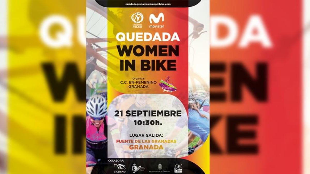 Quedada ciclista femenina Women In Bike en Granada