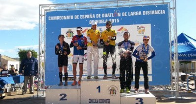 Raúl Amatriain y Margarita García  campeones de duatlón LD