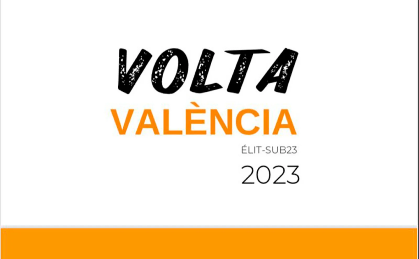 Recorrido para La Volta a Valencia que comenzará este próximo viernes