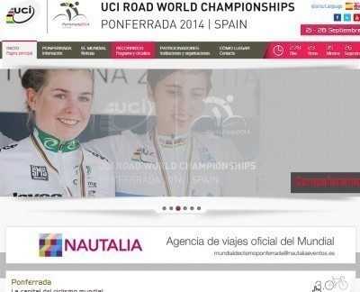 Recorridos del Mundial de ciclismo de Ponferrada 2014