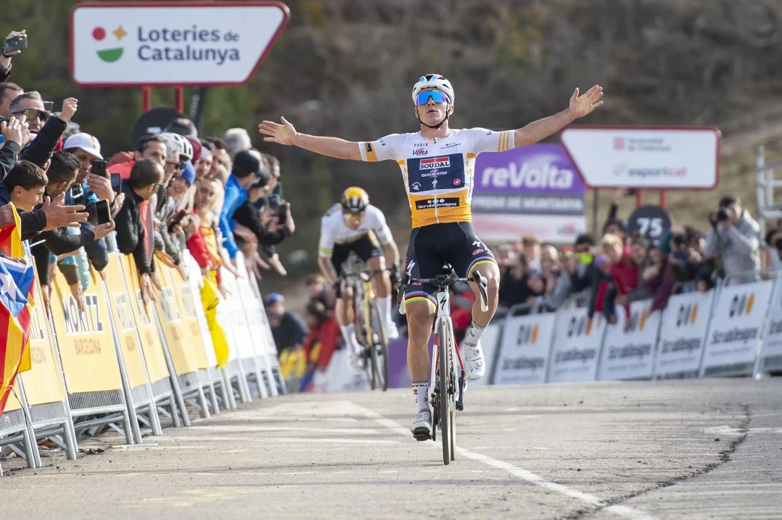 Remco Evenepoel gana en solitario en La Molina