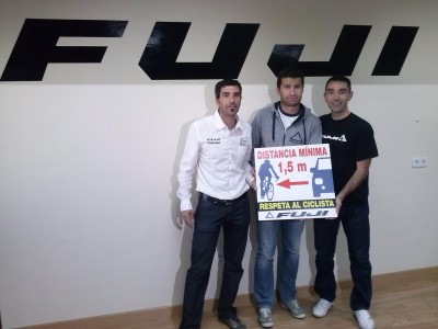 Respeta al ciclista, nuevo reto de Fuji