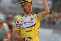 Triunfo de RiccardoRiccò en la tercera etapa de la Tirreno-Adriático