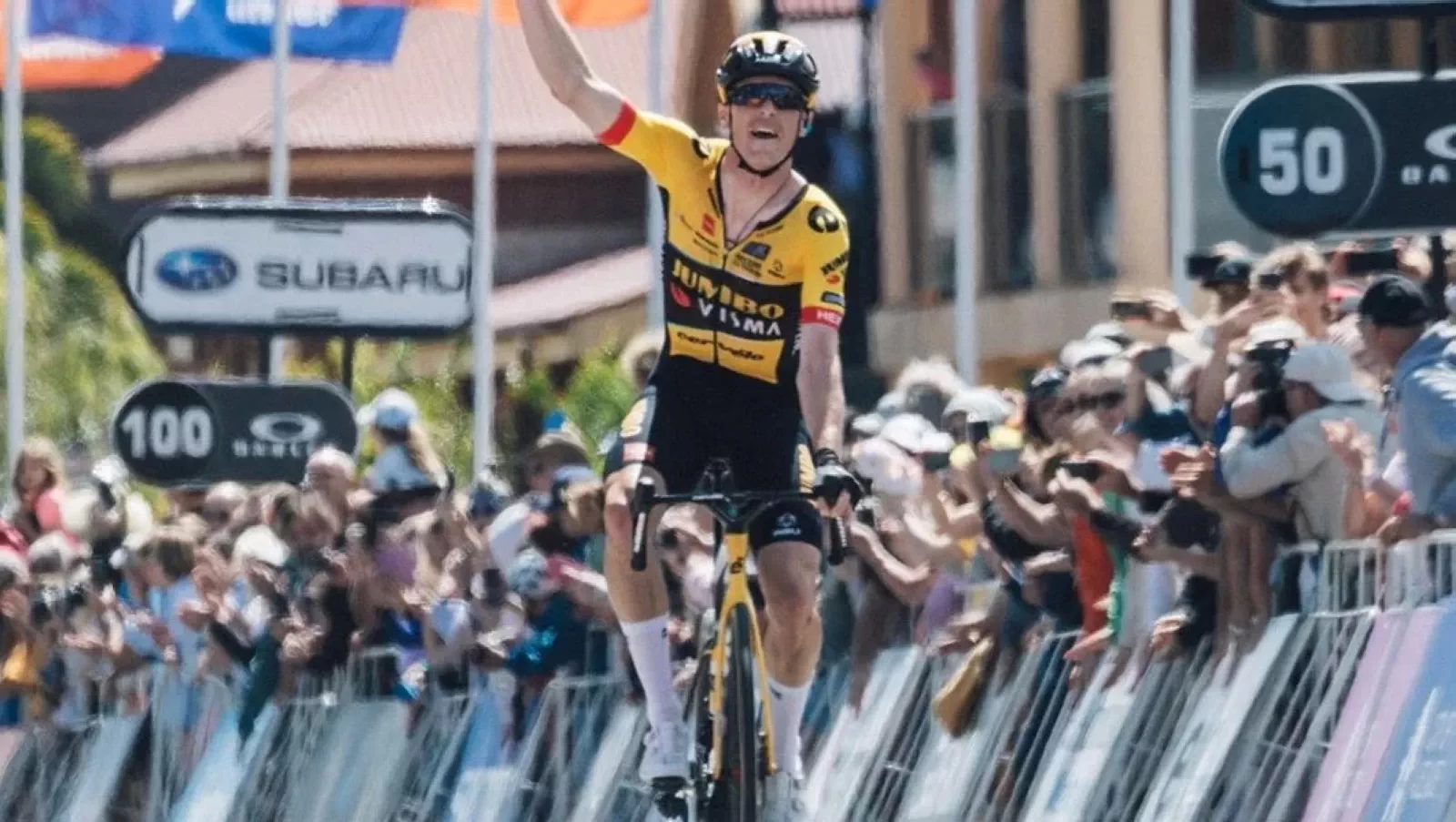 Rohan Dennis gana en casa y pasa a liderar el Tour Down Under 2023