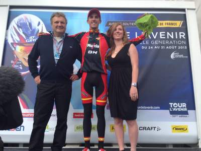 Rubén Fernández, etapa reina y liderato en el Tour del Porvenir