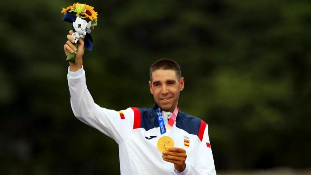 Rueda de prensa de David Valero tras lograr el bronce en los Juegos de Tokio