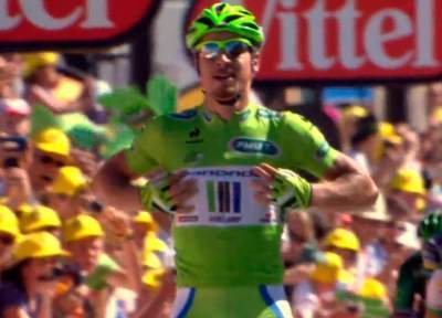 Peter Sagan caza su primera victoria en el Tour de Francia 2013