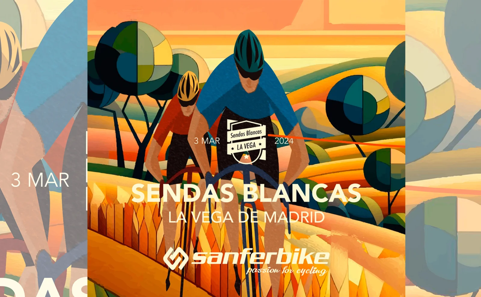 Sanferbike patrocinador un año más de la prueba de Gravel Sendas Blancas