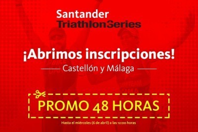 Santander Triathlon Series Castellón y Málaga abren inscripciones