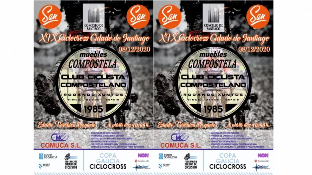 Santiago de Compostela acogerá la tercera cita de la Copa de Ciclocross de Galicia 