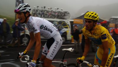 Tour de Francia: Contador y Schleck juntos en el Tourmalet