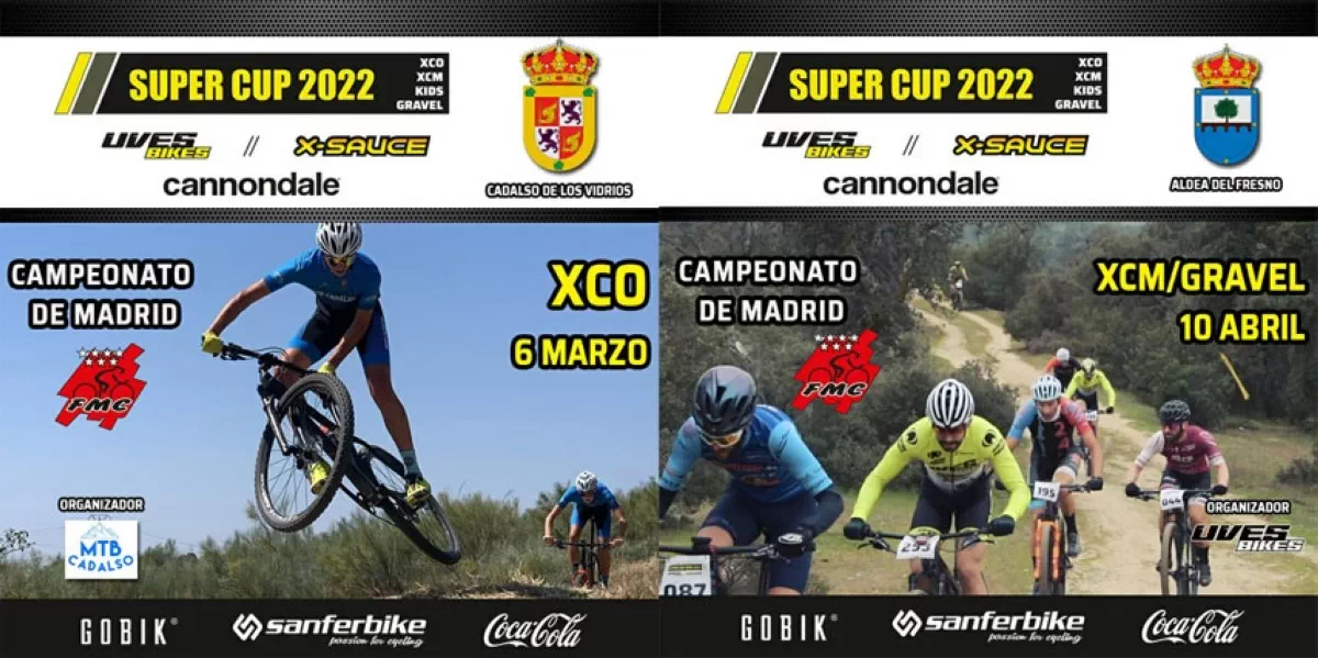 Sedes confirmadas para los Campeonatos de Madrid de MTB rally y maratón 2022