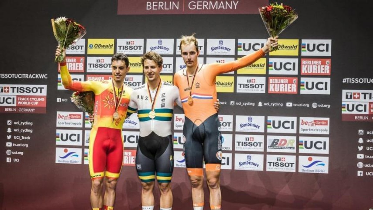 Segundo puesto de Albert Torres en el Omnium de la Copa del Mundo