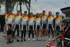 La selección española de pista se prepara en la Vuelta a Mallorca