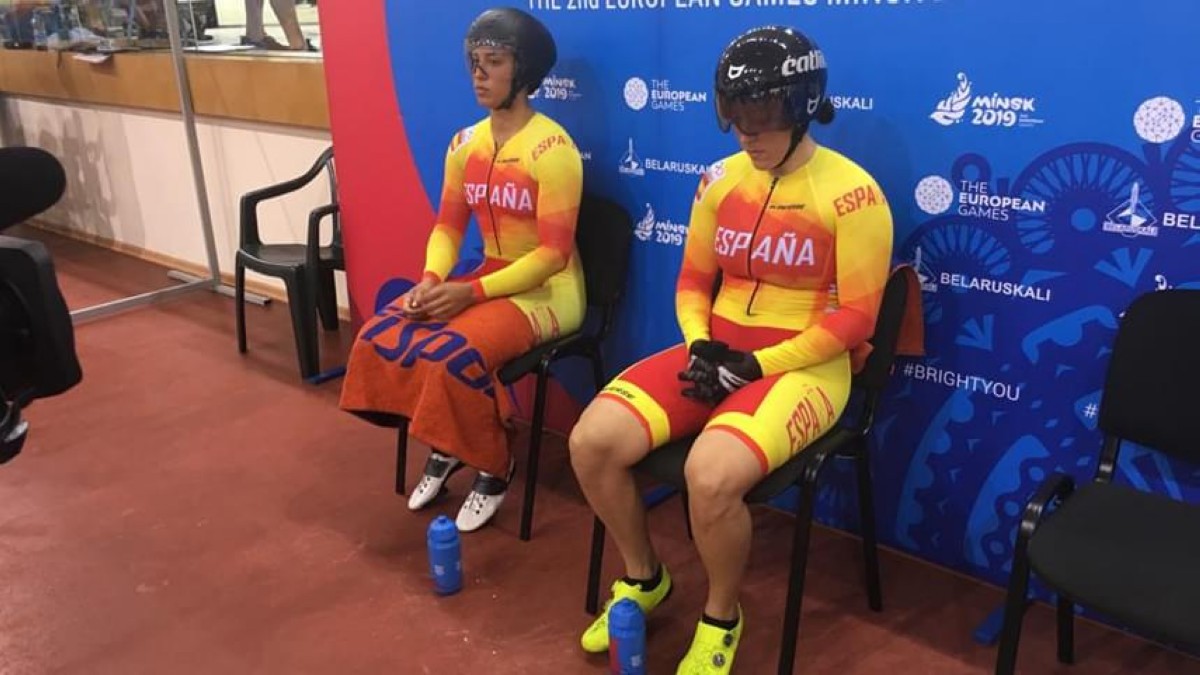 Séptimo puesto de la velocidad por equipos femenina en Minsk