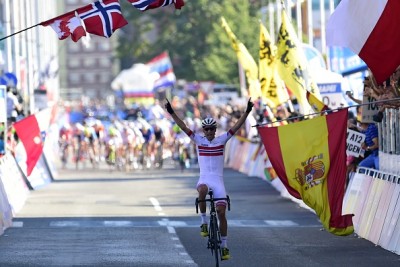 Sven Erik Bystrom logra el arcoíris en la prueba de fondo Sub 23 