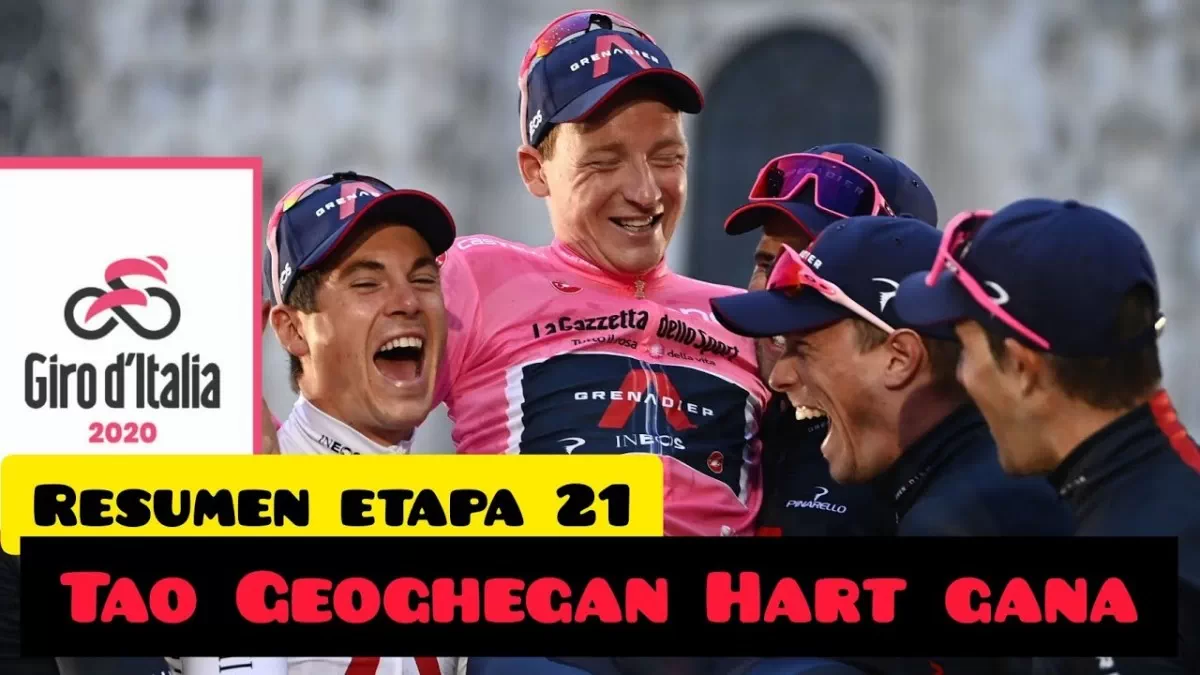 Tao Geoghegan Hart sorprendente ganador del Giro de Italia 2020