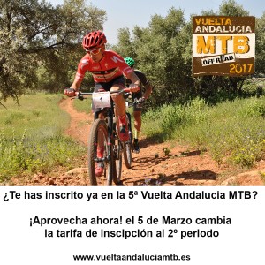 ¿Te has inscrito ya en la Vuelta Andalucía MTB?