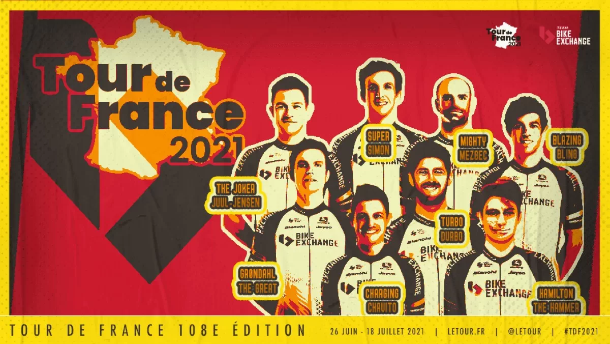 Team BikeExchange anuncia su alineación para el Tour de Francia 2021