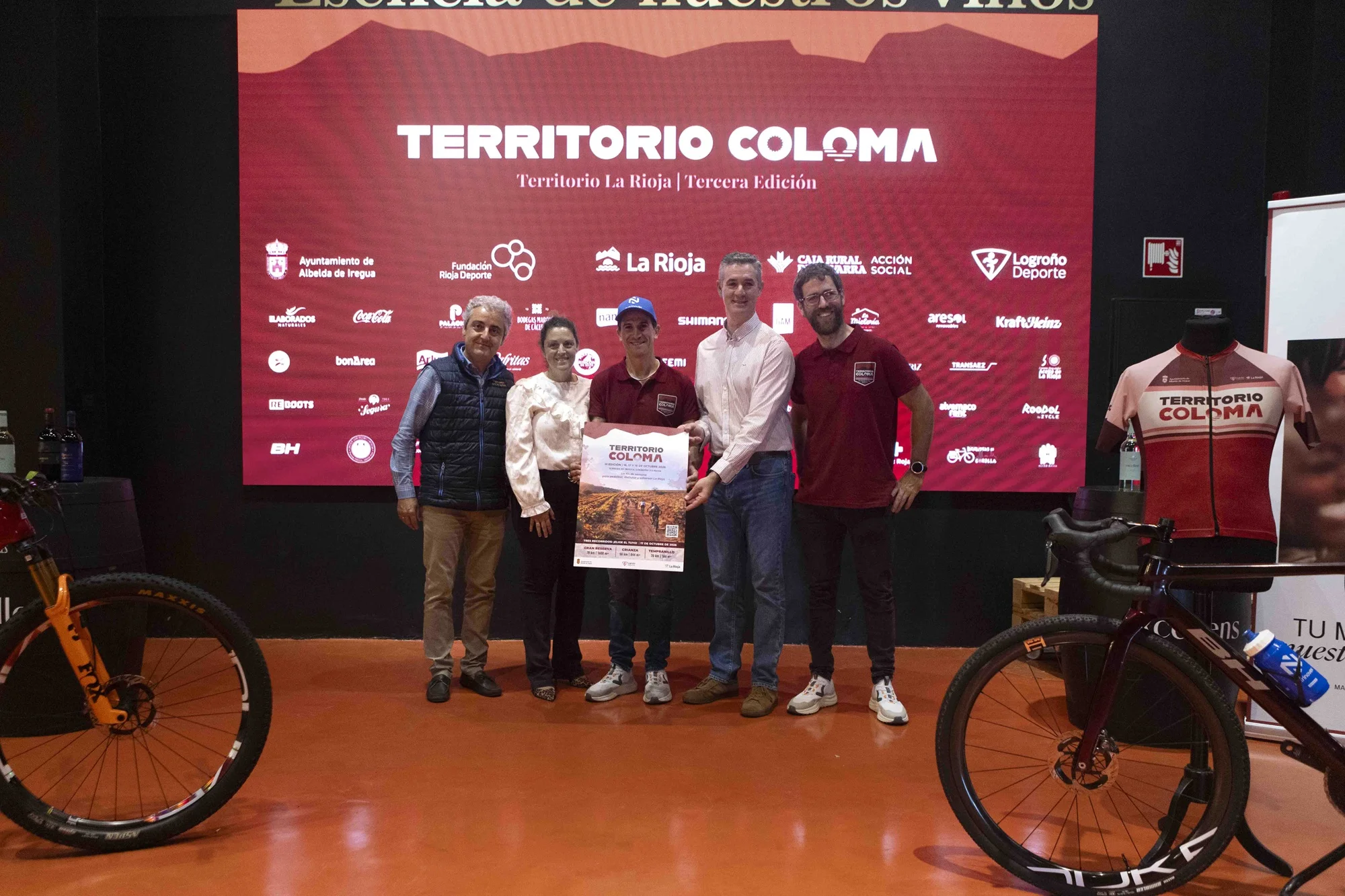Territorio Coloma alcanza su tercera edición uniendo ciclismo y enoturismo en La Rioja