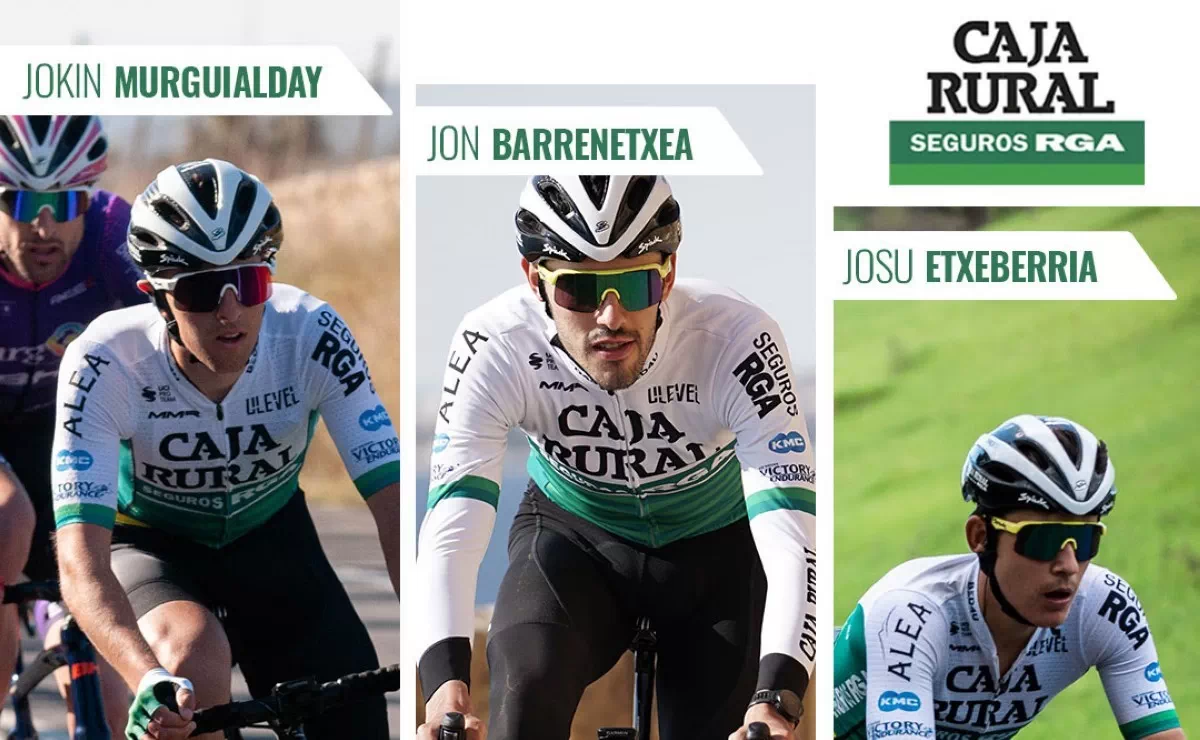 Jon Barrenetxea, Jokin Murgualday y Josu Etxeberria seguirán con el Caja Rural-Seguros RGA