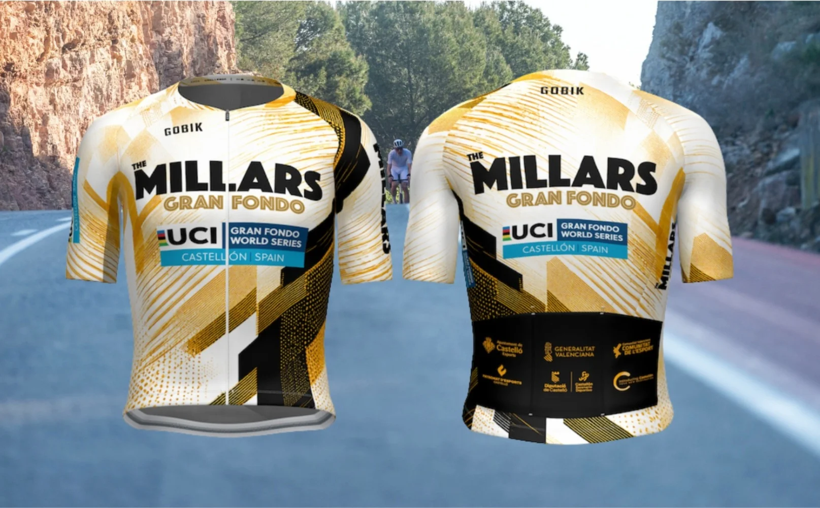 The Millars Gran Fondo 2027 estrena maillot oficial dorado firmado por Gobik