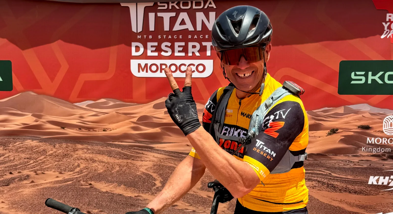 Titán Desert Morocco 2024: Santi Beltrán acaricia el podio final en su categoría para el BZ Team