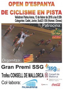 Todo listo para el Open de España de pista