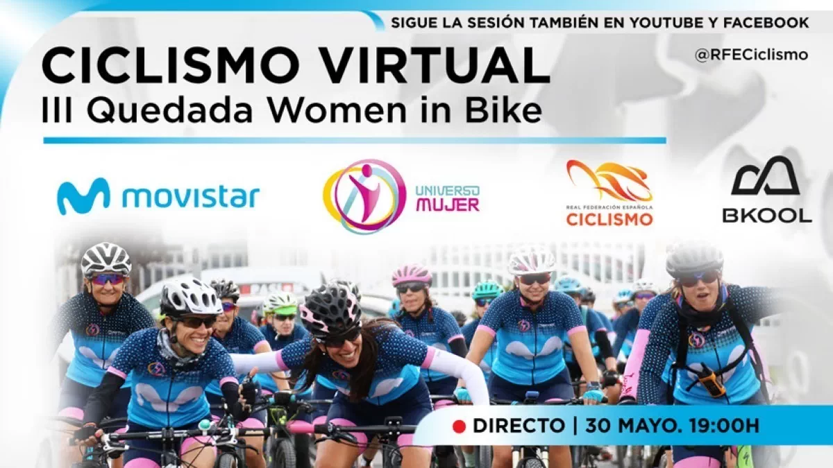 Todo preparado para la tercera quedada virtual Women in Bike