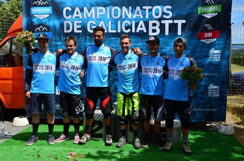 Toni Ferreiro campeón de Galicia de DHI