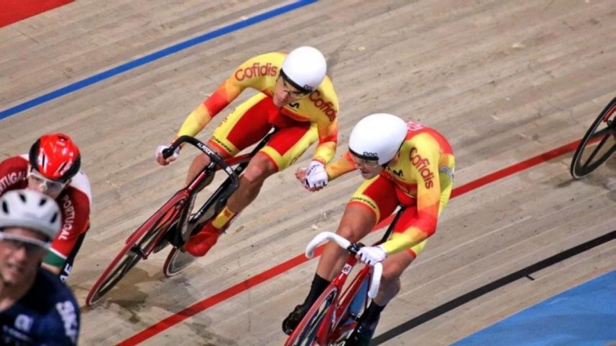 Torres y Mora finalizan 5° en la Madison del Europeo de Pista