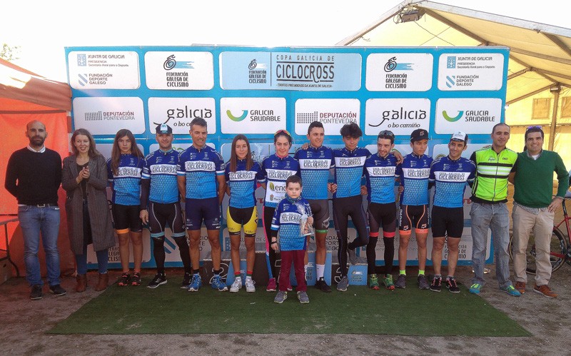 Trabazo y Feijoo más líderes de la Copa gallega de ciclocross