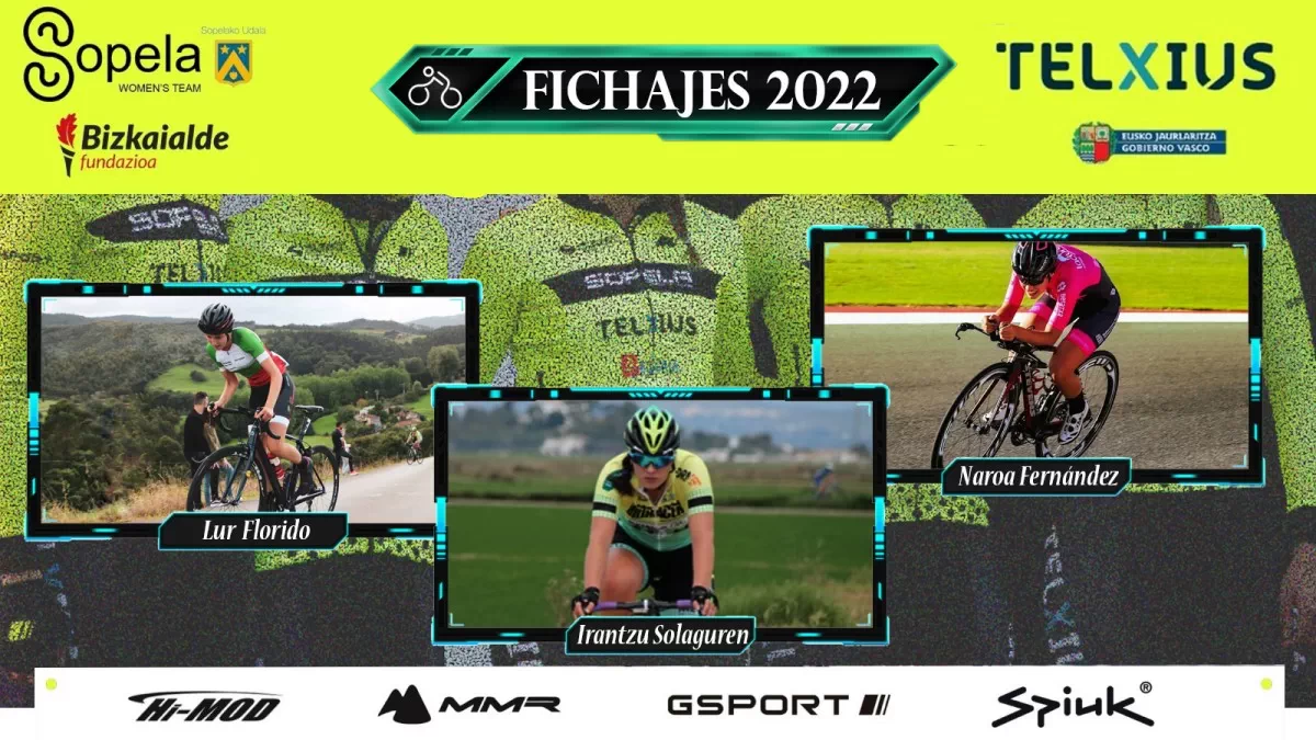 Tres juniors primeros fichajes del Sopela Team para 2022