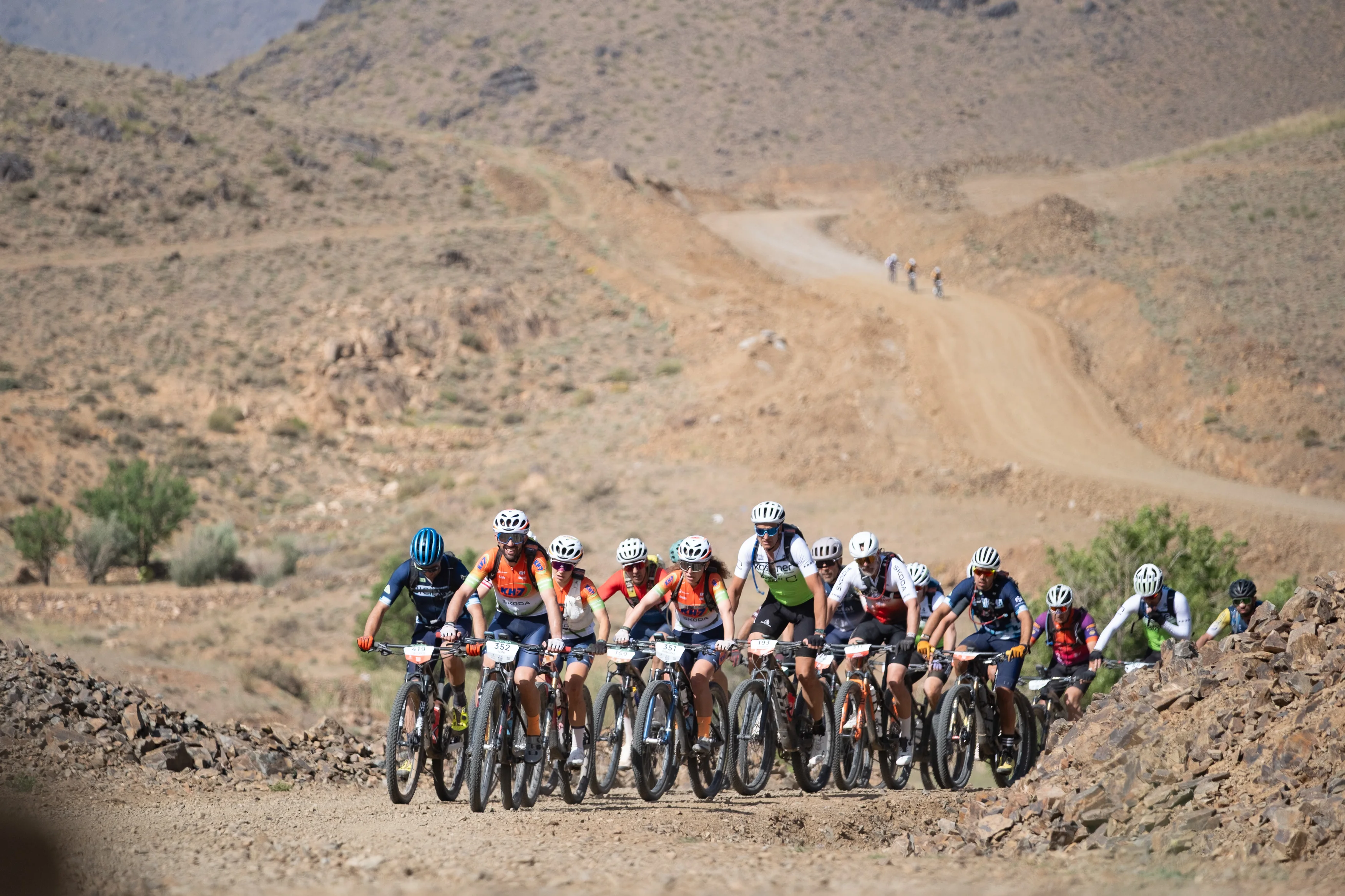 Triunfo de Noel Martín al sprint en la etapa del Saghro de la Skoda Titan Desert Morocco 2026
