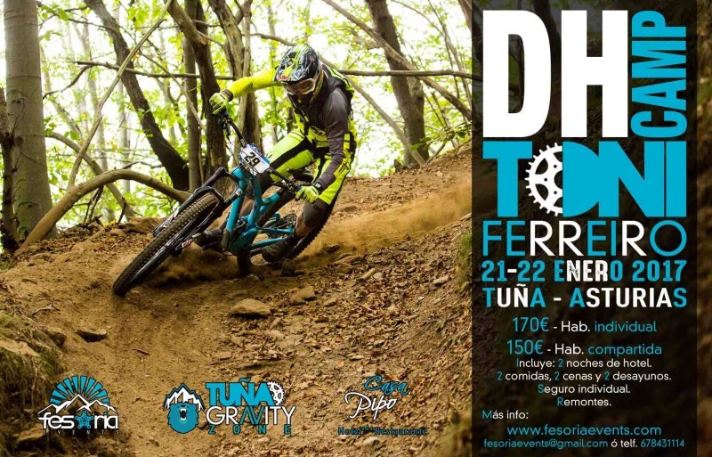 Tuña acogerá un DH Camp de la mano de Toni Ferreiro