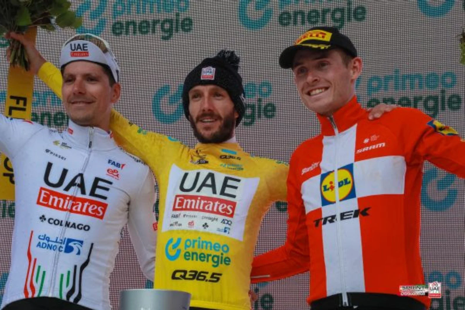 UAE Emirates dominador del Tour de Suiza se lleva la última etapa y la victoria final con Adam Yates