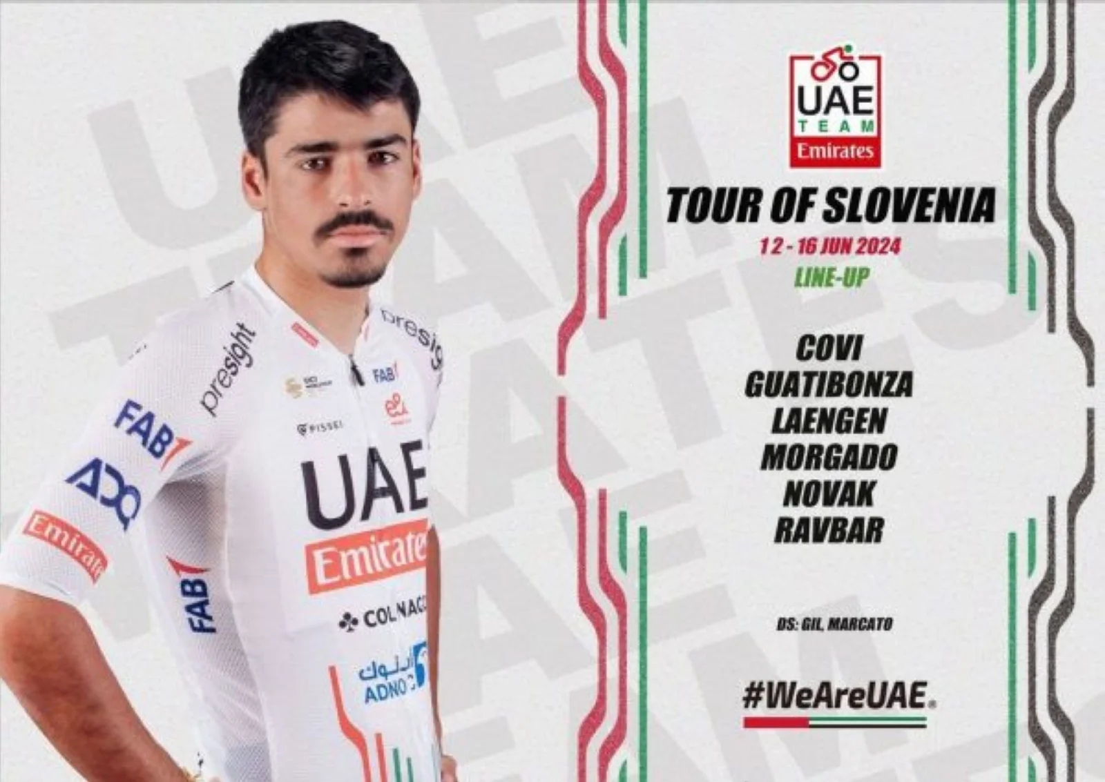 UAE Emirates listo para el Tour de Slovenia