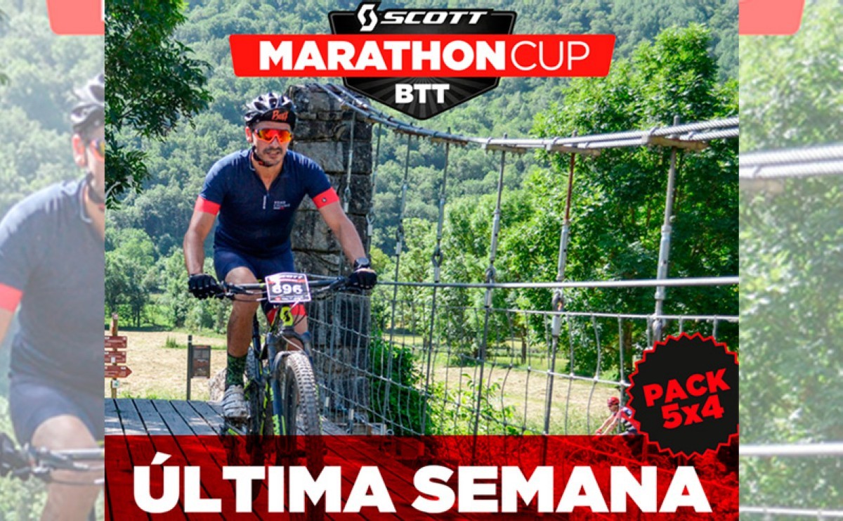 Últimos días para aprovecharte del pack descuento 5x4 en la Scott Marathón Cup