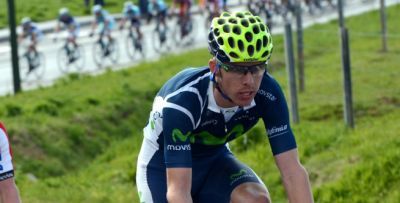 Una avería aparta a Alejandro Valverde de los mejores en la Lieja