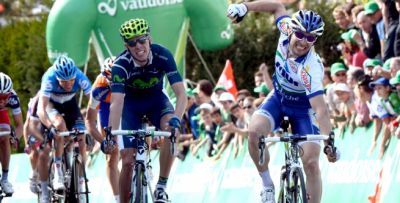 El Movistar roza la victoria en Romandia con Rui Costa