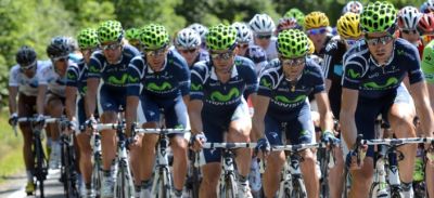 El Movistar sin problemas en la etapa 2 del Tour