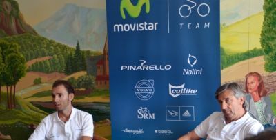 Alejandro Valverde analiza la situación de Movistar en el Tour