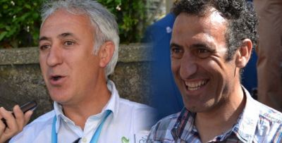 Chente y Laguía, directores del Movistar Team 