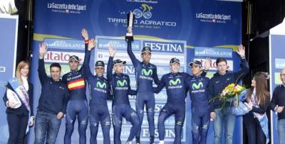 Movistar Team gana la Tirreno Adriático por equipos