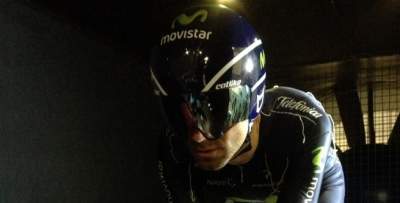 Valverde prepara el Tour de Francia en el Tunel del Viento